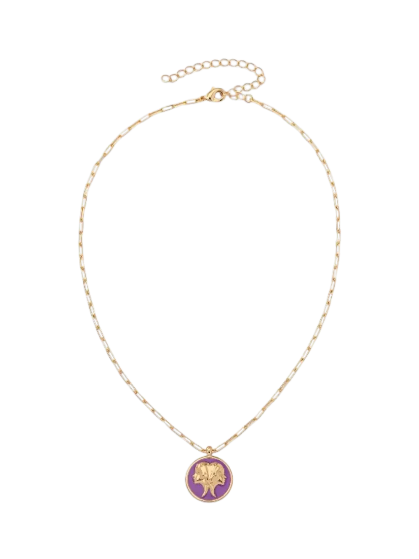 frkl. Star Sign Gold Zodiac Charm Necklace