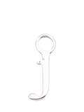 frkl. Lower Case Initial Charm, Silver, J