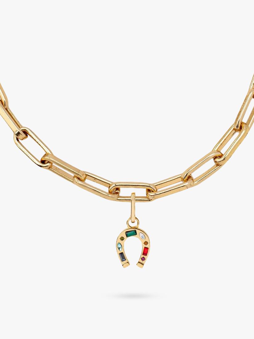 frkl. horseshoe stack necklace gold plated (British brand)