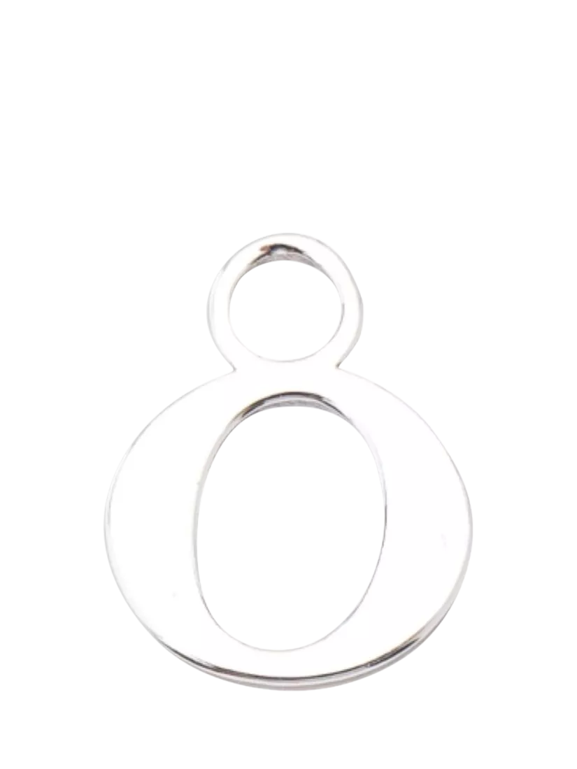 frkl. Lower Case Initial Silver Charm