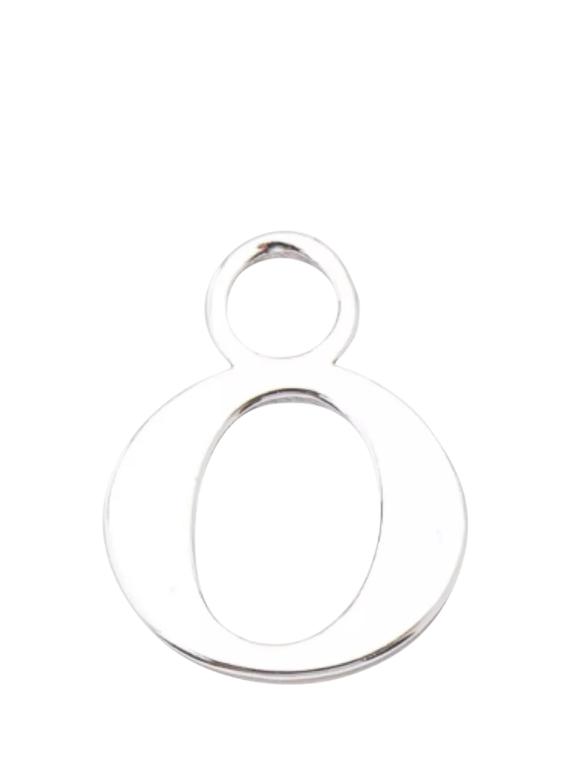 frkl. Lower Case Initial Silver Charm