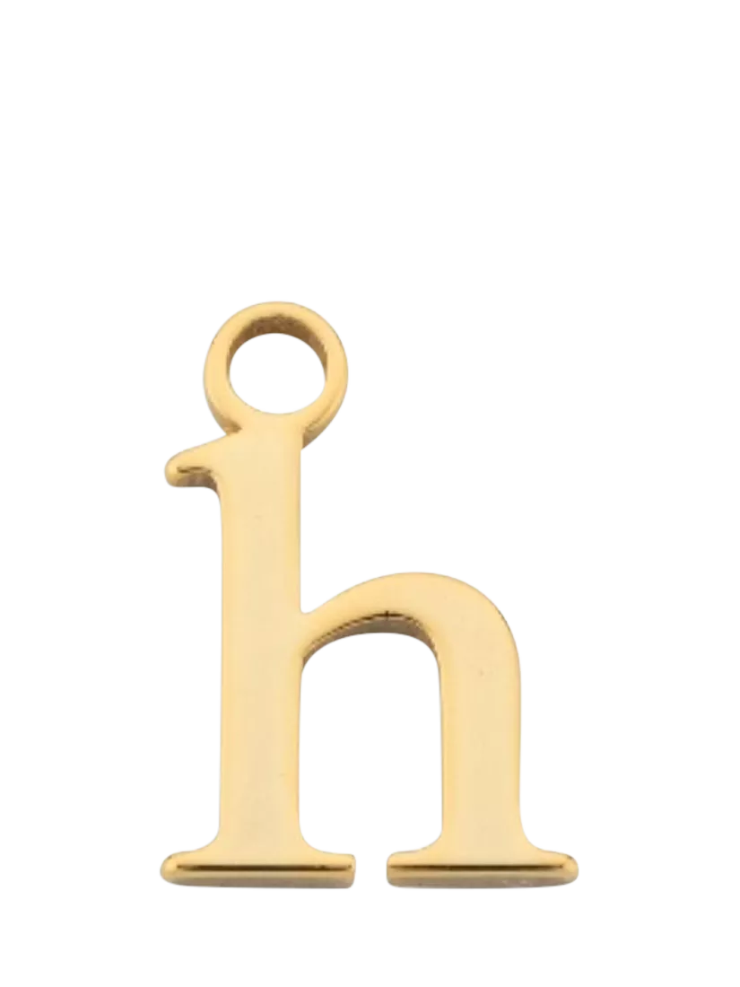 frkl. Lower Case Initial Charm Gold