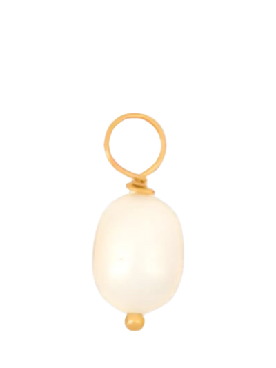 John Lewis frkl. Pearl Drop Charm Gold Plated Charm- Buy online at McGrocer