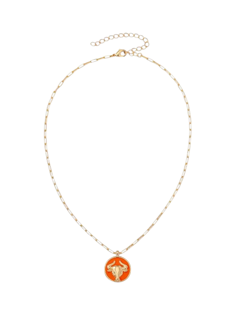frkl. Star Sign Gold Zodiac Charm Necklace