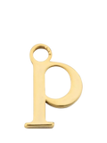 frkl. Lower Case Initial Charm, Gold, P