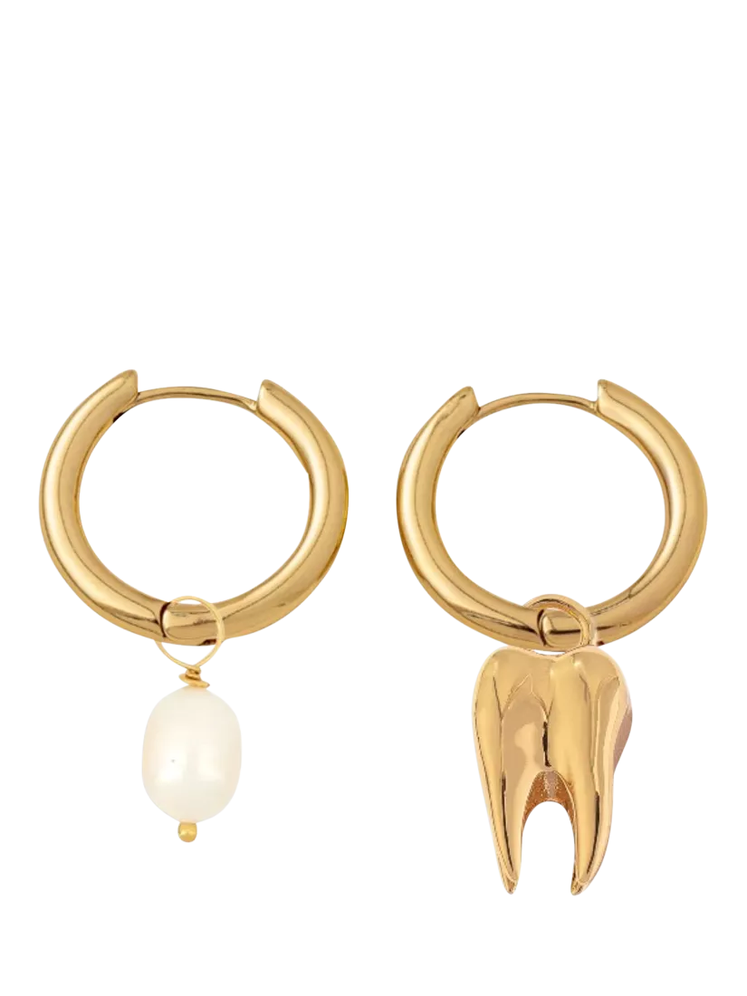 frkl. Sweet Tooth earring stack gold - British product