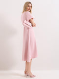 Phase Eight grosgrain bow clutch bag in pale pink - British product