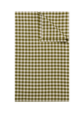Piglet in Bed gingham linen blend tablecloth 155x210cm - British product