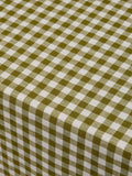 Piglet in Bed gingham linen blend tablecloth 155x210cm - British product