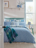 bluebellgray Sunday Stripe reversible duvet set double, UK version