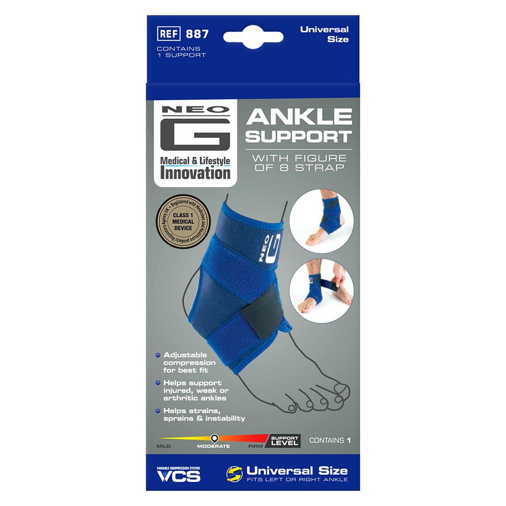 Neo G Ankle Support with Figure Of 8 Strap - Universal Size