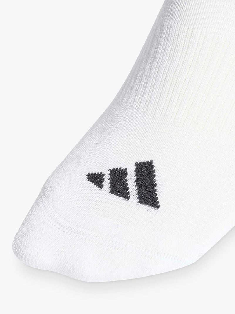 adidas 3-stripes cushioned mid-cut socks pack of 3 - British product
