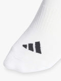 adidas 3-stripes cushioned mid-cut socks pack of 3 - British product