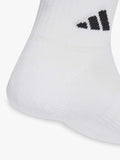 adidas cushioned ankle socks pack of 6 white (British brand)