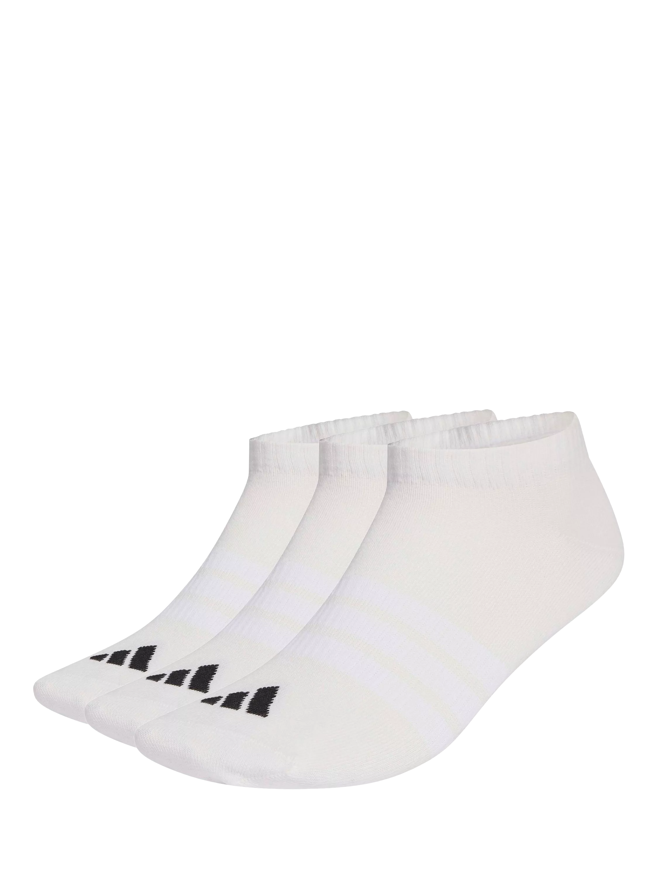 adidas low cut socks pack of 3 white - British product