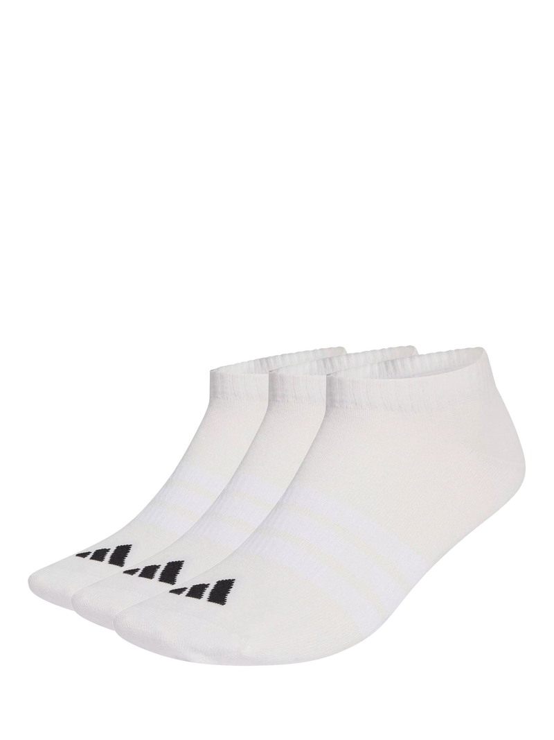 adidas low cut socks pack of 3 white - British product