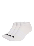 adidas low cut socks pack of 3 white - British product