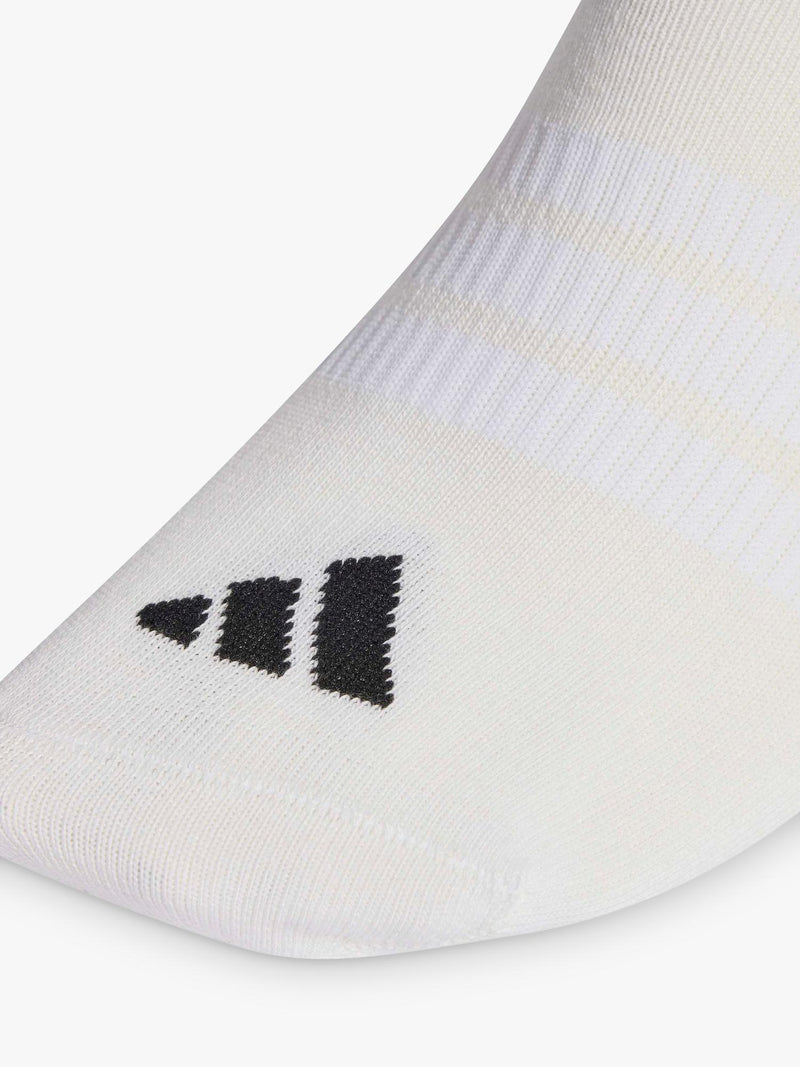 adidas low cut socks pack of 3 white - British product