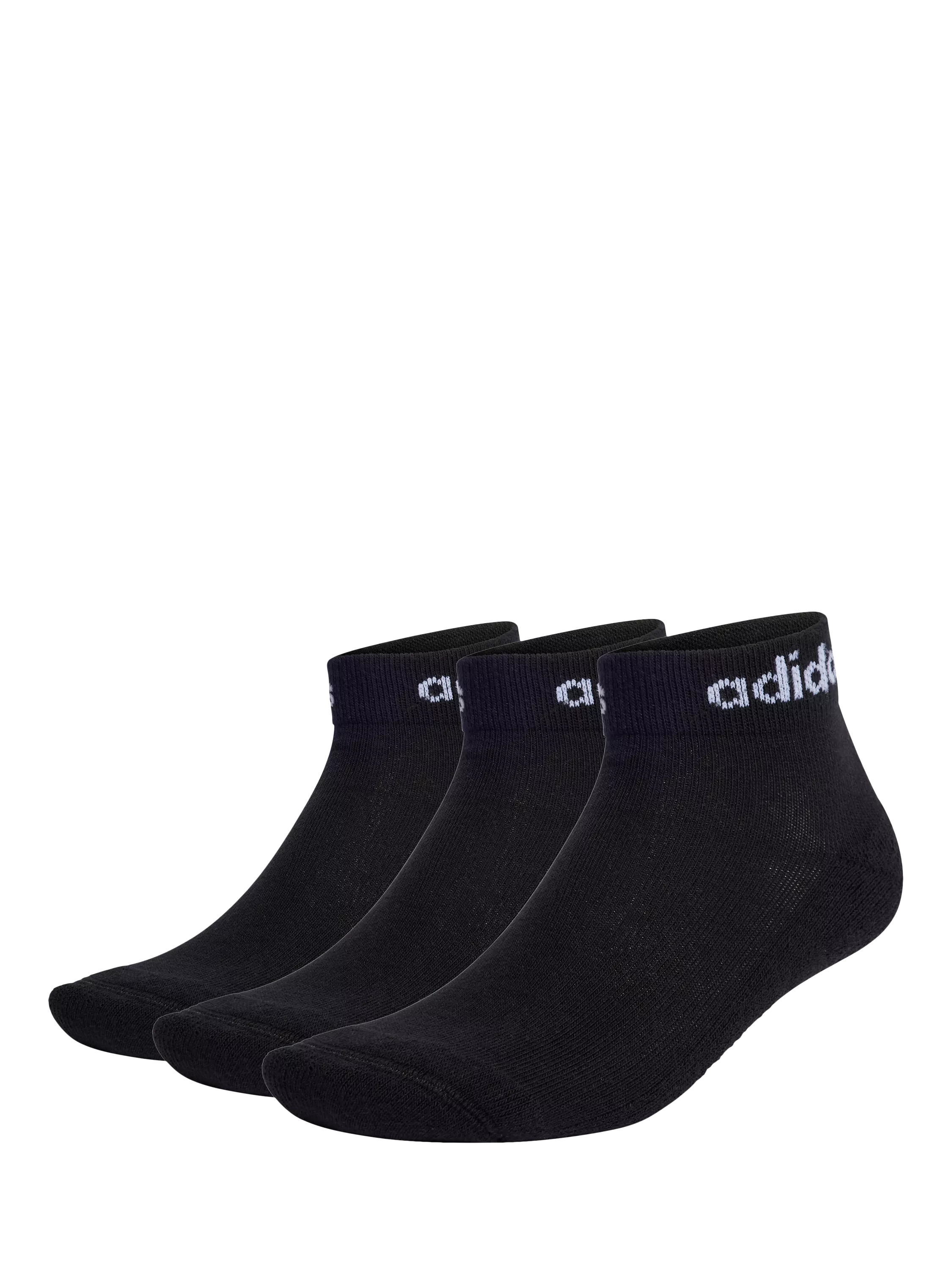 adidas ankle sport socks black 3-pack (British brand)
