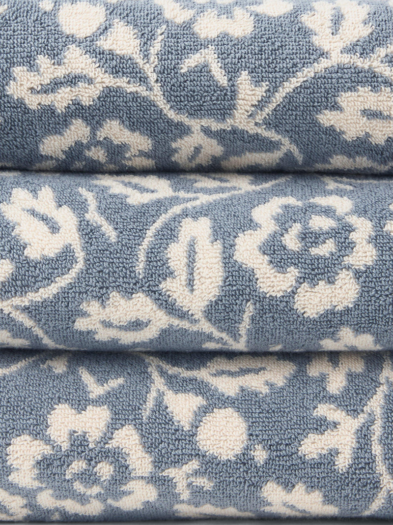 John Lewis floral towel 600gsm, imported from the UK
