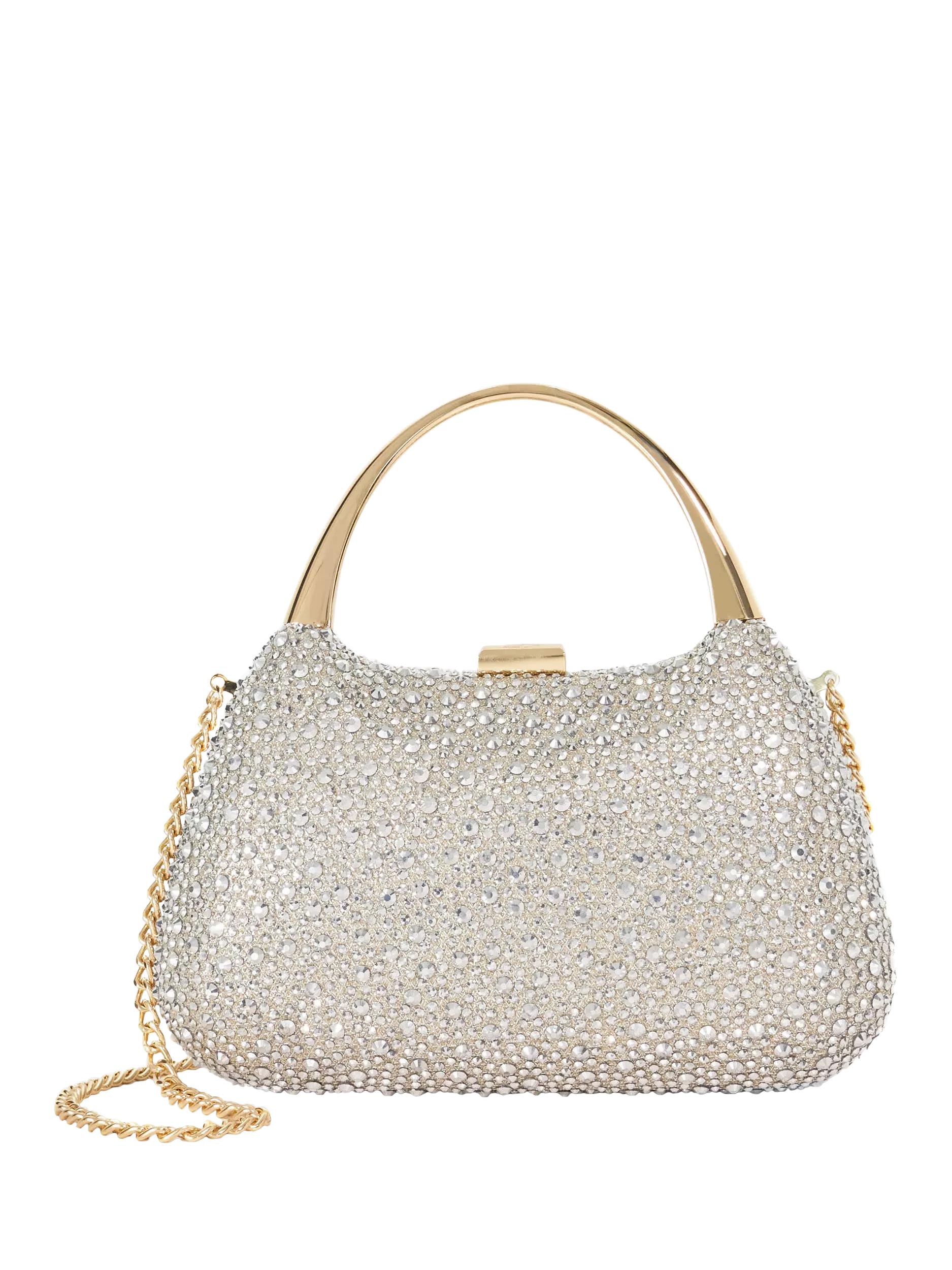Dune London gold embellished clutch bag (British brand)