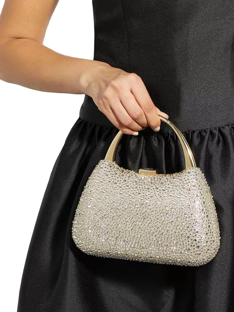 Dune London gold embellished clutch bag (British brand)
