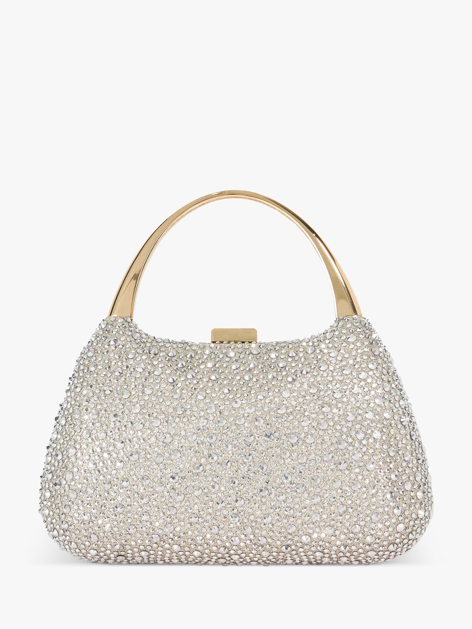 Dune London gold embellished clutch bag (British brand)