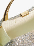Dune London gold embellished clutch bag (British brand)