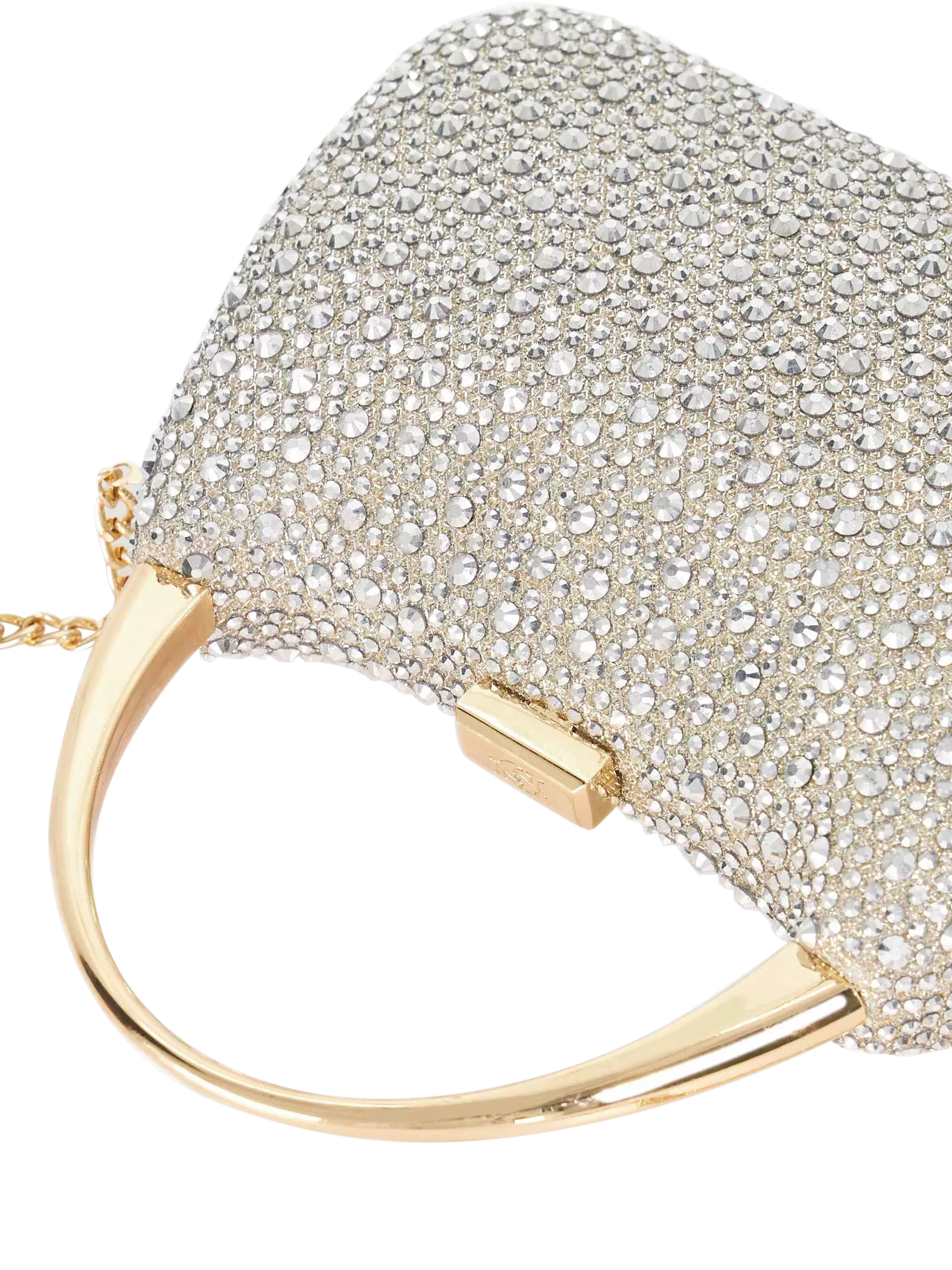 Dune London gold embellished clutch bag (British brand)