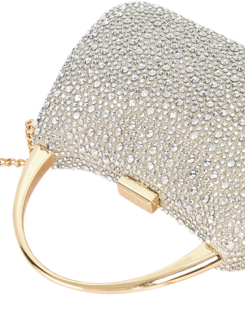 Dune London gold embellished clutch bag (British brand)