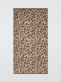 John Lewis leopard print towel natural 600gsm, imported from the UK