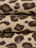 John Lewis leopard print towel natural 600gsm, imported from the UK
