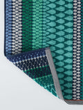 Margo Selby Olivia towels blue multi, UK version