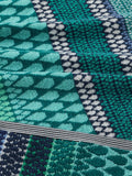 Margo Selby Olivia towels blue multi, UK version