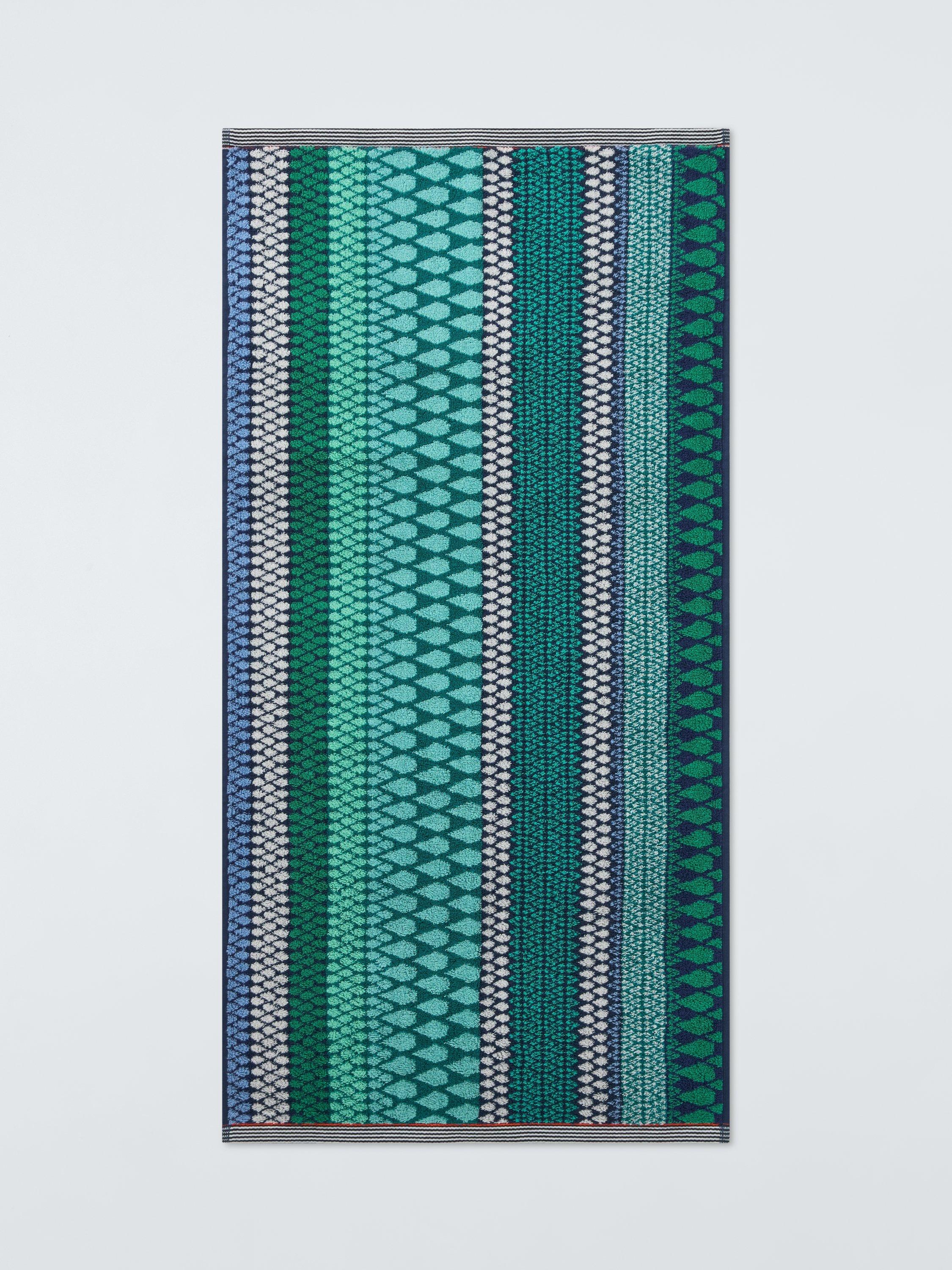Margo Selby Olivia towels blue multi, UK version