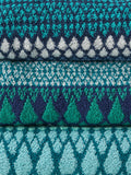 Margo Selby Olivia towels blue multi, UK version