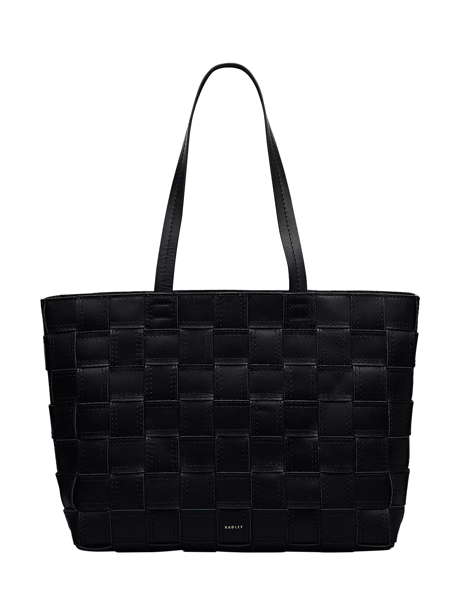 Radley Abbey woven leather tote black (British brand)