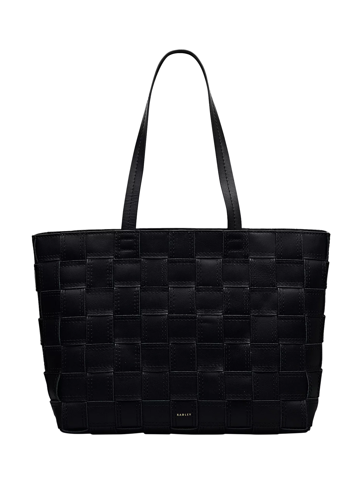 Radley Abbey woven leather tote black (British brand)