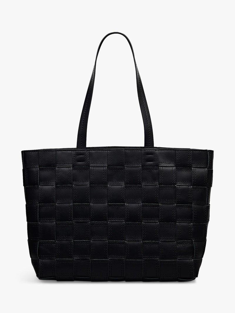Radley Abbey woven leather tote black (British brand)