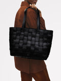 Radley Abbey woven leather tote black (British brand)