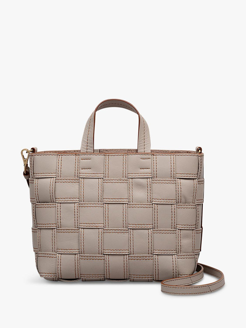 Radley Abbey woven leather cross body bag, UK version