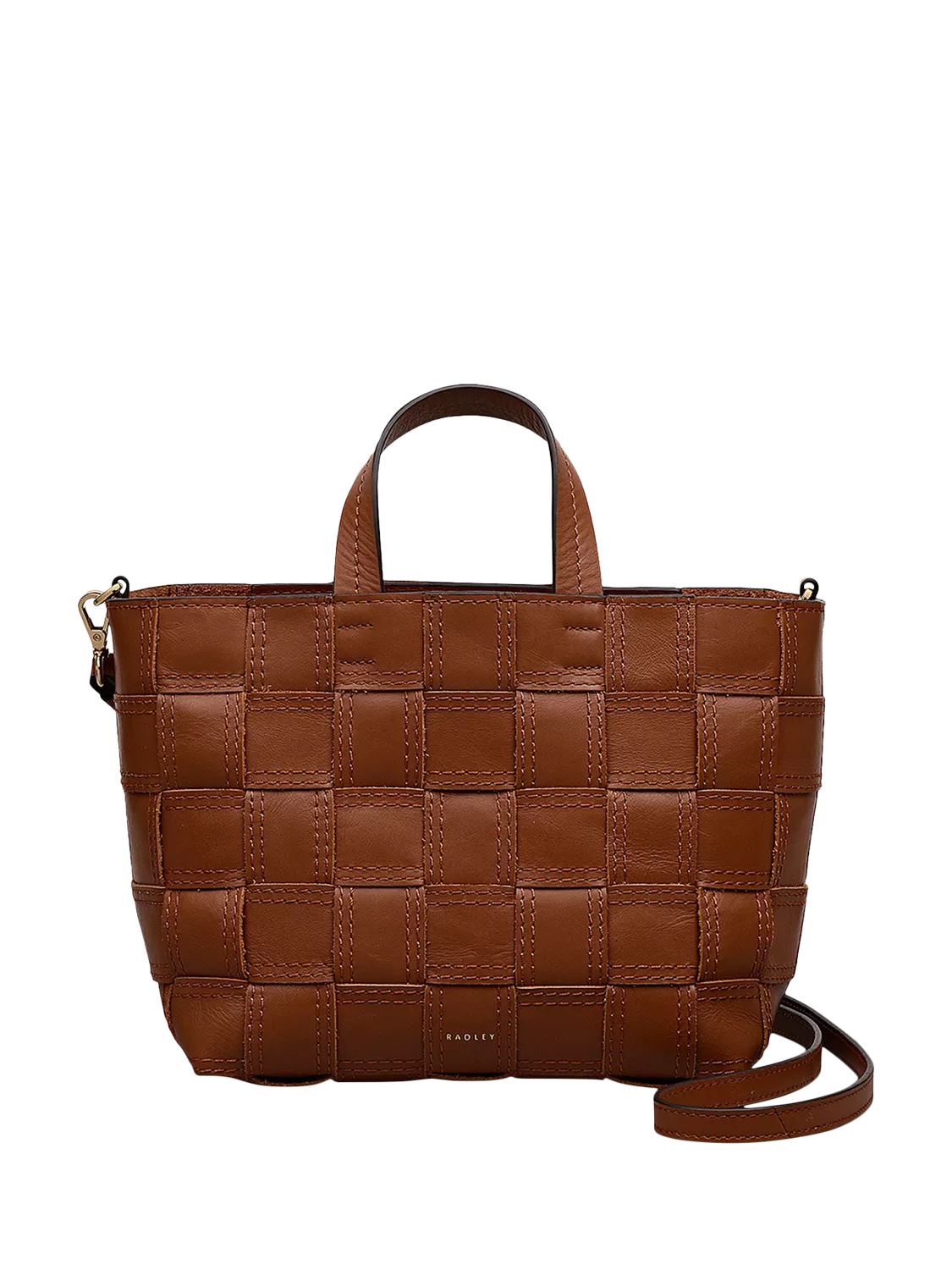 Radley Abbey woven leather cross body bag, UK version