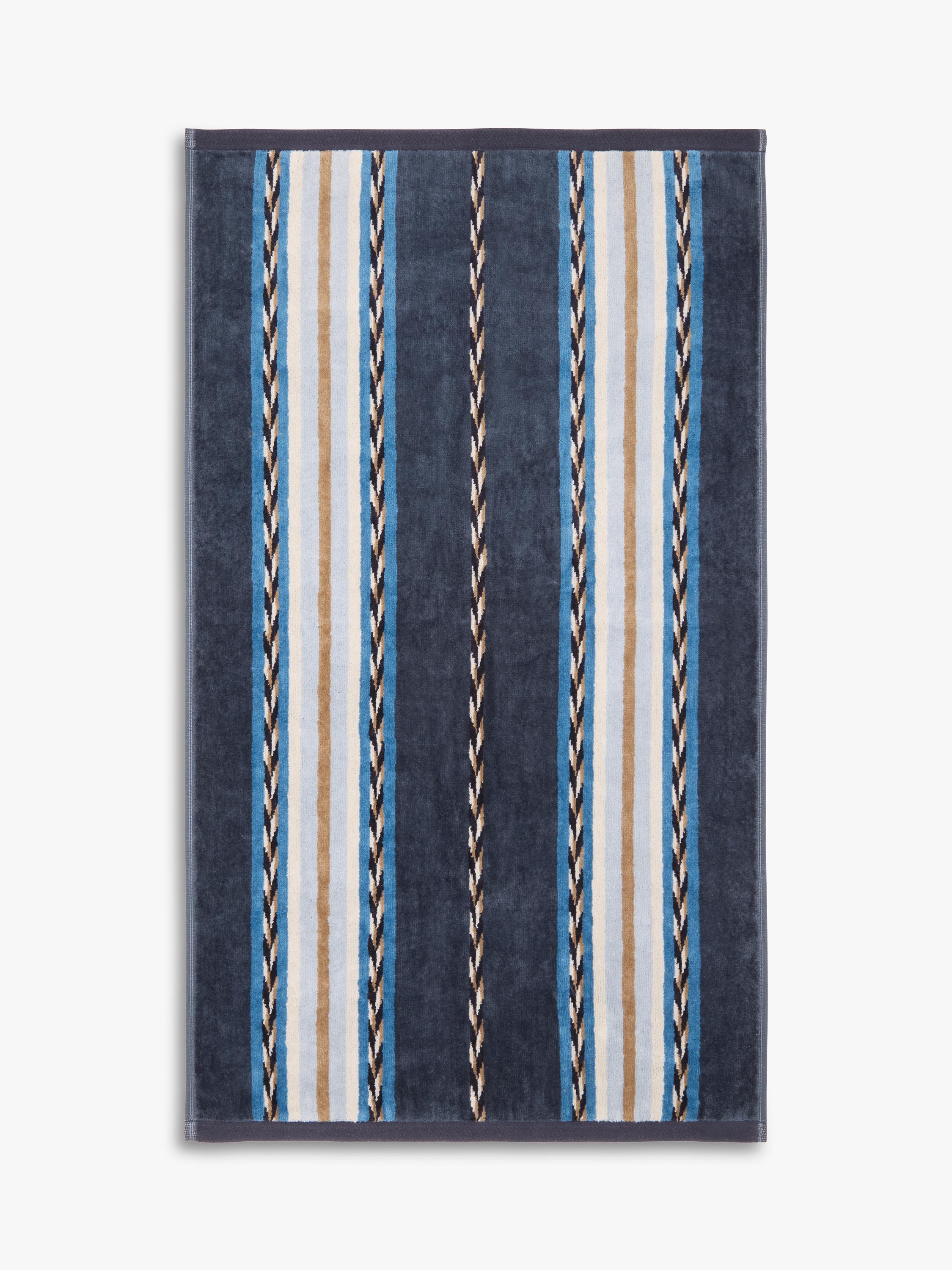 Morris & Co. Lechlade Stripe towel bath sheet, UK version