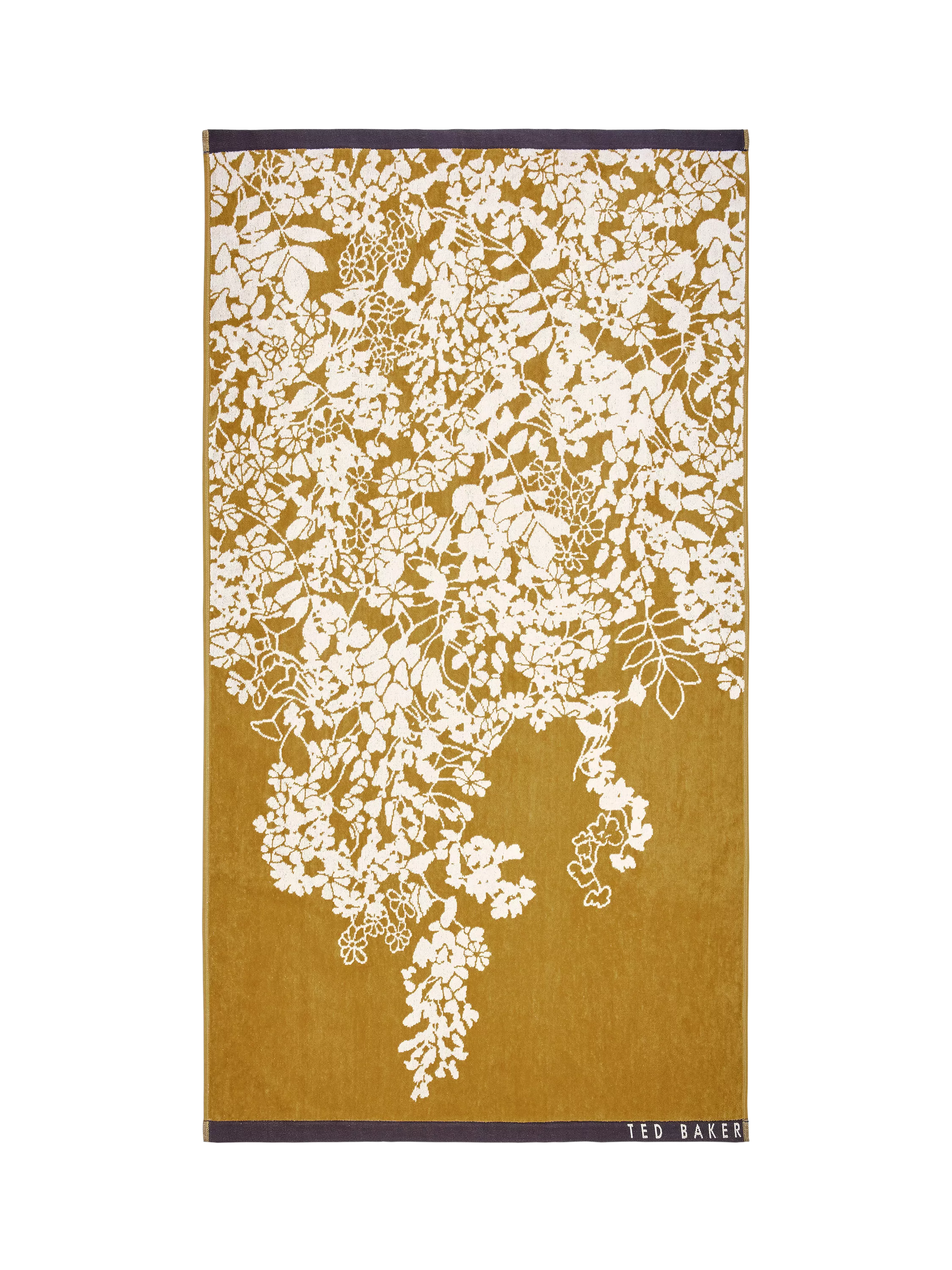 Ted Baker Wisteria Towel gold 100% cotton velour (British brand)