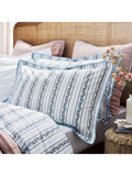 Christy Clara blue double duvet cover set - British product