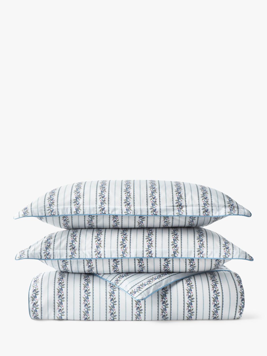Christy Clara blue double duvet cover set - British product