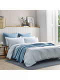 Christy gingham duvet cover set double 100% cotton - British product