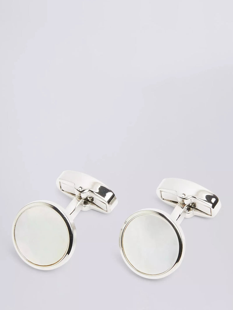 Moss Mother-of-Pearl Core Cufflinks