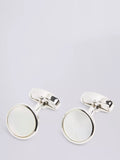 Moss Mother-of-Pearl Core Cufflinks