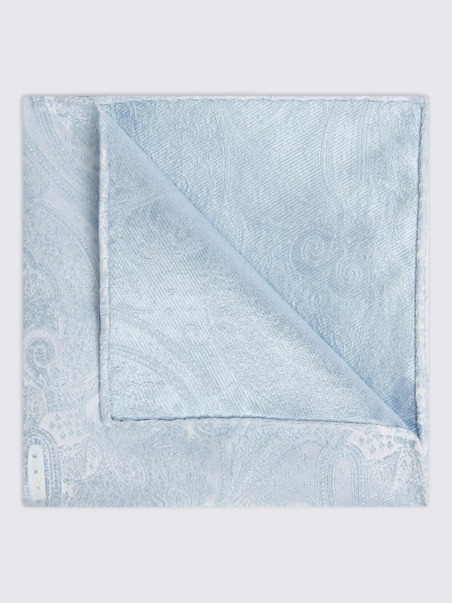 Moss Silk Wedding Paisley Pocket Square